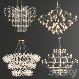 Four exclusive chandelier collection